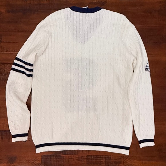 Limited edition Chicago White Sox cable knit varsity v-neck sweater - Picture 5 of 6